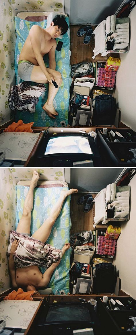 Korean Apartment, Korean Photography, Young Johnny Depp, Micro Apartment, Perspective Photography, People Living, Low Income, Poor People, Photography Projects