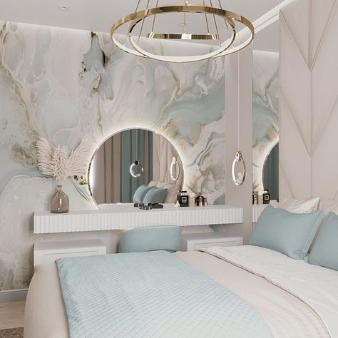 Elegant Bedroom Ideas Luxury Master Suite Interior Design, Modern Bedroom Interior Design Ideas, Dressing Room Decor, House Interior Design Styles, Luxury Room Bedroom, Cozy Home Decor, Kids Interior Room, Bedroom Decor Design, Bedroom Bed Design