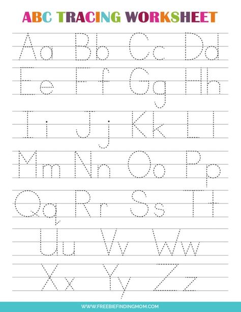 Abc Tracing Worksheets, Free Printable Alphabet Worksheets, Tracing Worksheets Free, Abc Tracing, Printable Alphabet Worksheets, Abc Worksheets, Alphabet Worksheets Kindergarten, Alphabet Kindergarten, Kids Work