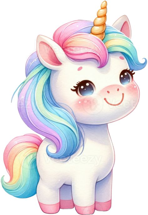 Rainbow Unicorn Cake, Unicorns Png, Unicorns Clipart, Unicorn Theme, Unicorn Cake, Cityscape Photos, Logo Banners, Kawaii Stickers, Red Wallpaper