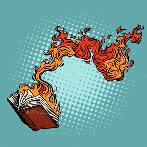 Book Burns #Book, #Burns Burning Book Drawing, Cartoon Pop Art, Book Burning, Cartoon Pop, Retro Vector Illustration, Pop Art Retro, Comic Cartoon, Infographic Design Inspiration, Retro Vector