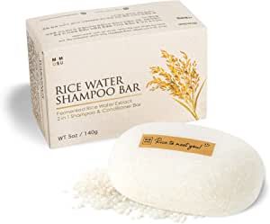 Rice Water Shampoo, Rice Water For Hair Growth, Hair Fertilizer, Rice Water For Hair, Water Hair Growth, Fermented Rice Water, Fermented Rice, Solid Shampoo Bar, Hair Growth Shampoo