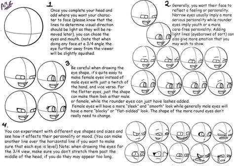 Head Proportions & Faces: A quick tutorial on drawing faces on a simple head. (Drawn by Starla's Art Studio YT) Head Proportions, Drawing Advice, Tutorial On Drawing, Drawing Proportions, Human Body Anatomy, Drawing Body Poses, Learning Tips, Creative Drawing Prompts, Human Drawing