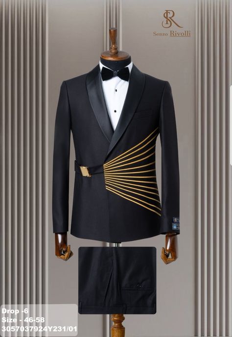 Unique Tuxedo Men, Royalty Outfits Men, Matric Suits, Gentlemen Outfit, Unique Tuxedos, Best Wedding Suits For Men, Kids Western Wear, Mens Tuxedo, Expensive Suits