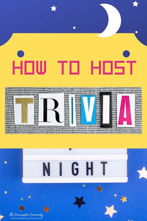 Hosting A Trivia Night, Hosting Trivia Night, How To Host A Trivia Night, Family Trivia Night, Trivia Night Decorations, Parent Engagement Ideas, Family Time Activities, Virtual Families, Moms' Night Out