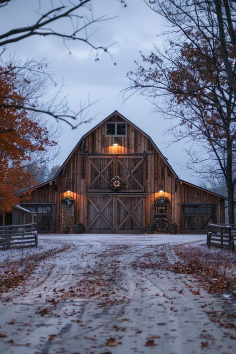 Barn Bloxburg, Barn Colors Exterior, Western Facade, Exterior Facade Design, Swamp Magic, Barn Aesthetic, Library Makeover, Rustic House Exterior, Barn Makeover