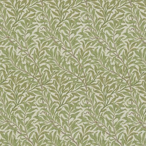 Shop Willow Bough Fabric by Morris & Co.. Color: Artichoke/Olive, Selection: By the Yard. Designed in 1887 and one of William Morris’ most enduring patterns, Willow Bough features entwining stems and delicate willow leaves. A timeless fabric woven fabric in a jacquard weave, it is suitable for blinds, cushions, drapes, and upholstery. Sold by the yard. Content: 80% cotton, 20% nylon Match: Straight match Morris And Co, Willow Leaves, Paint Color Chart, Willow Leaf, Made To Measure Blinds, Cushion Headboard, Tree Shop, Red And Teal, Fabric Sale