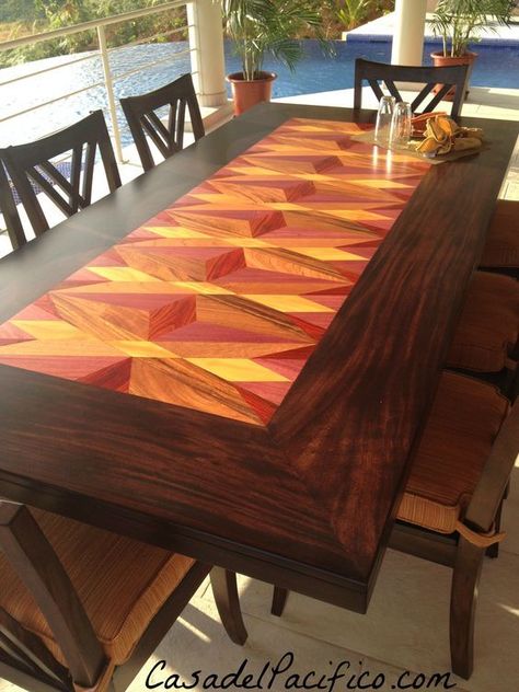 Table Top Design Ideas, Diy Esstisch, Custom Wood Furniture, Wood Table Diy, Wood Dining Room Table, Woodworking Projects Furniture, Diy Dining Table, Diy Dining, Wood Dining Room