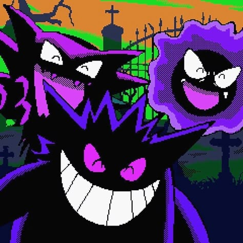 Gengar Pfp, Gengar Pokemon, Ghost Pokemon, Ghost Type, Arte 8 Bits, Psy Art, Y2k Wallpaper, Profile Photos, Purple Aesthetic