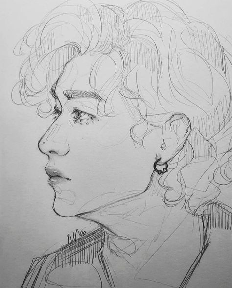 Indie Drawings, Cute Sketches, Kpop Drawings, Easy Drawings Sketches, 인물 드로잉, Art Drawings Sketches Creative, Hand Art Drawing, Book Art Drawings, Bang Chan