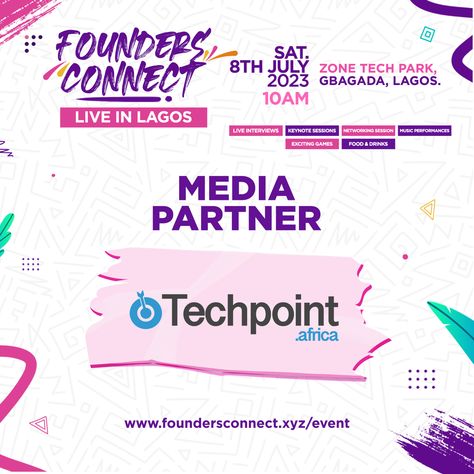 Flyer design for sponsors Techpoint Africa Sponsor Social Media Post, Sponsor Poster Design, Sponsorship Flyer Design, Sponsorship Poster Design, Sponsorship Social Media Post, Sponsorship Poster Graphic Design, Seminar Poster Design Events, Sponsorship Flyer, Sponsorship Opportunities Design