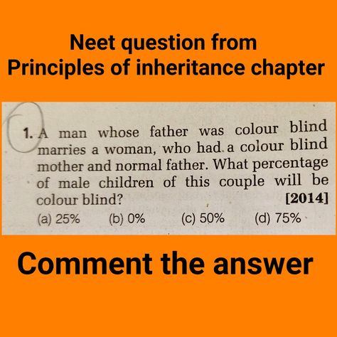 A question from principles of inheritance and variation#ncert Principle Of Inheritance And Variation, Study Flashcards, Mind Map, A Question, Biology, Mindfulness, Quick Saves