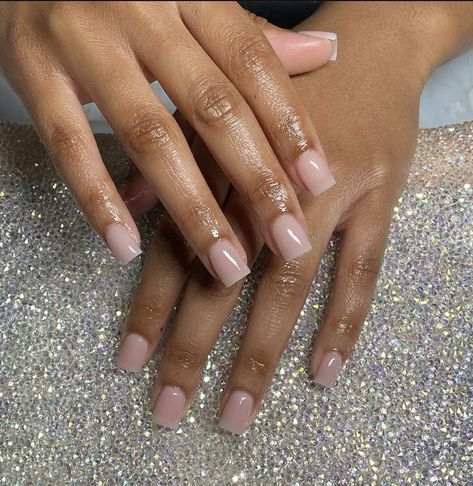 L Nails, Natural Nails Manicure, Acrylic Nails Nude, Lilac Nails, Acrylic Toe Nails, Girly Acrylic Nails, Work Nails, Short Square Acrylic Nails, Nails Spa