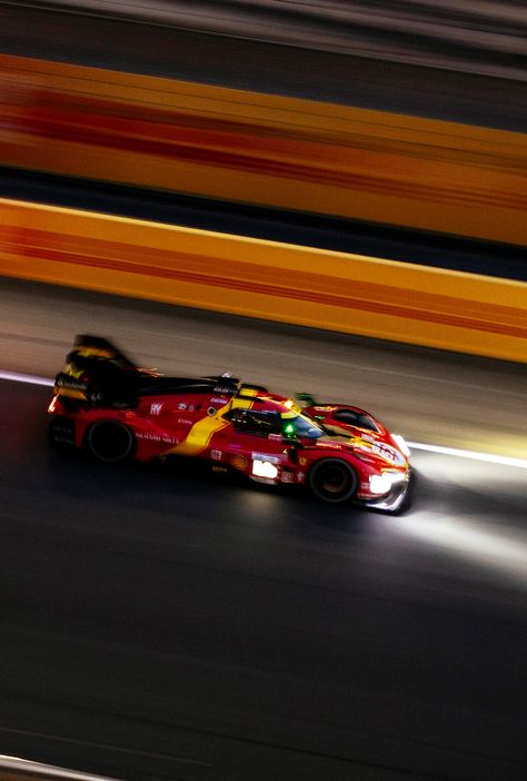 Le Mans Aesthetic, Le Mans Wallpaper, Le Mans Cars, Ferrari Hypercar, Ferrari 499p, Night Racing, Class 2023, Ferrari Poster, 24h Le Mans