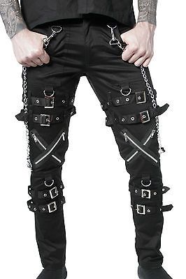 Dystopia Clothes, Oc Things, Goth Pants, Punk Jeans, Celana Fashion, Gothic Pants, Goth Clothing, Motorcycle Pants, Future Clothes