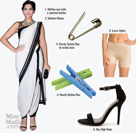 Dhoti Sari, How To Wear A Sari, Sari Draping, Dhoti Saree, Saree Draping Styles, Indian Fashion Trends, Celebrity Stylist, Bollywood Party, Draping Fashion