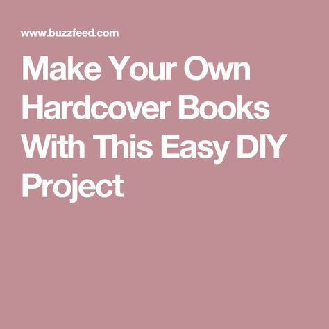 Make Your Own Hardcover Books With This Easy DIY Project Make Your Own Headboard Diy, Top Bar Bee Hive, Herbal Body Wash, Make Your Own Headboard, Body Wash Recipe, Diy Body Wash, Diy Headboard Ideas, Facial Recipe, Headboard Diy