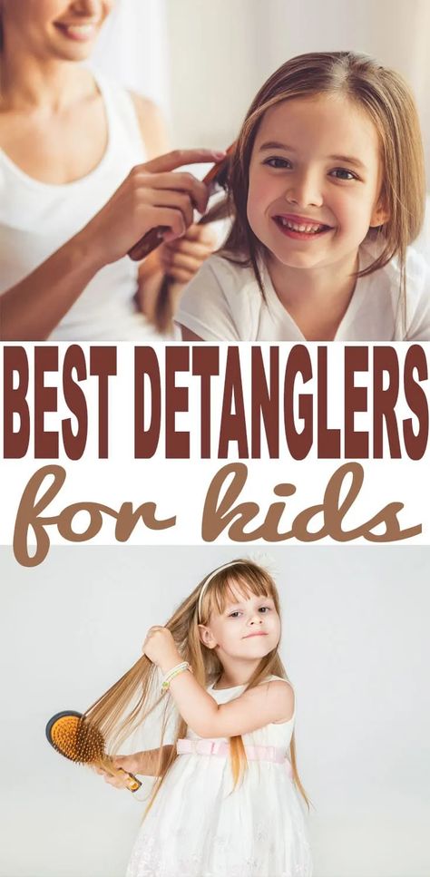 2023 Best Hair Detangler for Kids: Mom-Approved Detangle Sprays! - MomDot Best Detangler, Shampoo For Fine Hair, Tangle Free Hair, Kids Curly Hairstyles, Easy Hair Cuts, Toddler Hairstyles Girl, Tangled Hair, Hair Solutions, Hair Detangler