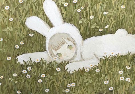 Tableau Art, Arte Sketchbook, Ethereal Art, Art Block, Funky Art, Wallpaper Iphone Cute, Bunny Rabbit, Pretty Art, Cute Icons