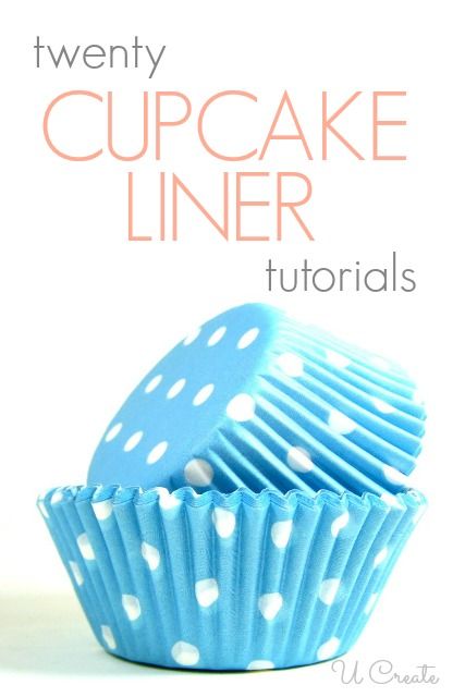 20-cupcake-liner-tutorials Cupcake Craft, Cupcake Liner Crafts, Cupcake Liner Flowers, Liner Tutorial, Mesas Para Baby Shower, Crafts For Teens To Make, Diy Spring, Paper Cupcake, Cupcake Liners