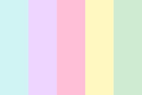 Pastel Color Schemes, Hex Color Palette, Cotton Candy Colors, House Color Palettes, Color Schemes Colour Palettes, Unicorn Colors, Bleu Pastel, Pastel Colour Palette, Pastel Palette