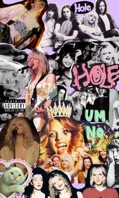 Hole Wallpaper, Hole Band, Band Wallpaper, Courtney Love Hole, Posters Ideas, Riot Grrrl, Courtney Love, Picture Collage Wall, Photo Wall Collage