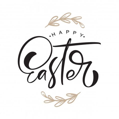 Happy Easter Vintage, Easter Poster Design, Easter Fonts, Lettering Poster, Easter Frame, Image Happy, Banner Logo, Easter Poster, Easter Vintage