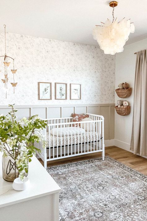 Bos Baby, Nursery Interior Design, Nursery Interior, Ideas Habitaciones, Baby Room Themes, Baby Room Neutral, Girl Nursery Room, Nursery Room Design, Baby Room Inspiration