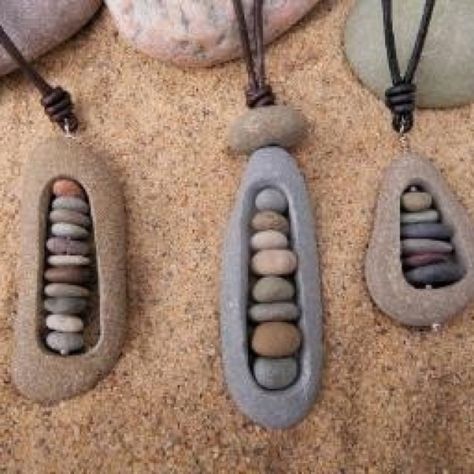 Dremel Crafts, Beach Stones Jewelry, Pebble Jewelry, Dremel Projects, Rock Jewelry, Stone Crafts, Beach Stones, Nature Crafts, Rock Crafts