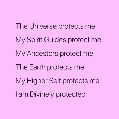 Protection Affirmations, Protection Affirmation, Potential Quotes, Pretty Aura, Divinely Protected, I Am Protected, Divine Feminine Spirituality, Vision Board Affirmations, Vision Board Manifestation