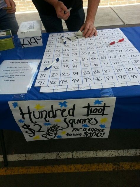 Fundraising Table Ideas, Best Stag And Doe Games, Buy A Square Fundraiser Board, 100 Squares Fundraiser, Fundraising Game Ideas, Work Fundraiser Ideas, Games For Fundraising Events, Fundraiser Games Ideas, Jack And Jill Party Ideas Raffle Prizes