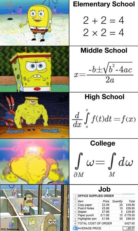 Math Memes Funny, Math Quotes, College Memes, Math Jokes, Highlighter Pen, College Kids, Math Humor, Friend Memes, Reaction Meme