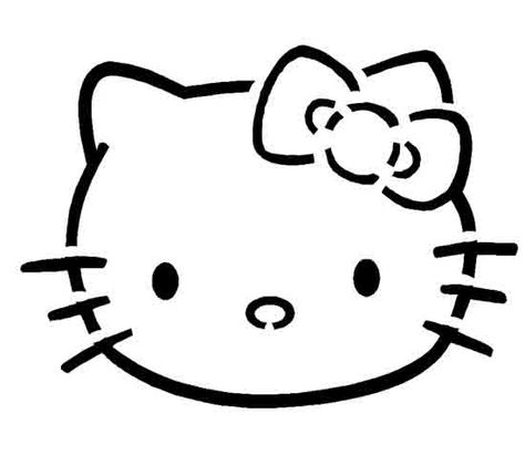 Hello Kitty by Katie B. | 49 Free Templates For the Coolest Jack-O'Lantern on the Block | POPSUGAR Tech Cat Pumpkin Stencil, Labu Halloween, Stencils Ideas, Kitty Pumpkin, Pumpkin Stencils Free, Hello Kitty Pumpkin, Halloween Pumpkin Stencils, Lantern Template, Halloween Stencils