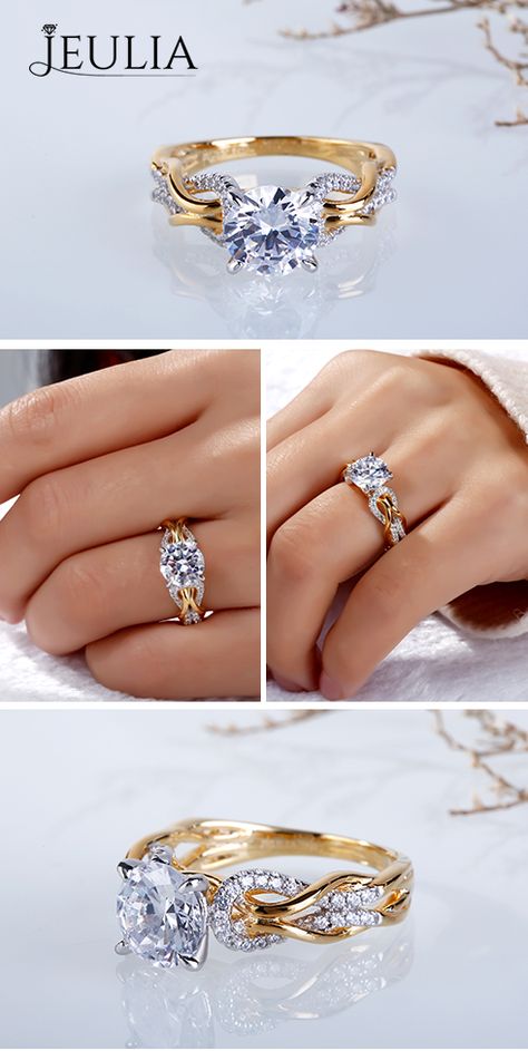 Ladies Diamond Rings Unique, Diamond Rings For Women Unique, Affordable Diamond Rings, Rings Ladies, Ladies Rings, Set Love, Unique Diamond Rings, Stacking Ring Set, Gorgeous Engagement Ring