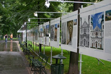 Outdoor Exhibition Design, Monument Signage, Outdoor Exhibition, Outdoor Gallery, Framing Canvas Art, Streetscape Design, Museum Exhibition Design, Linear Park, Urban Landscape Design