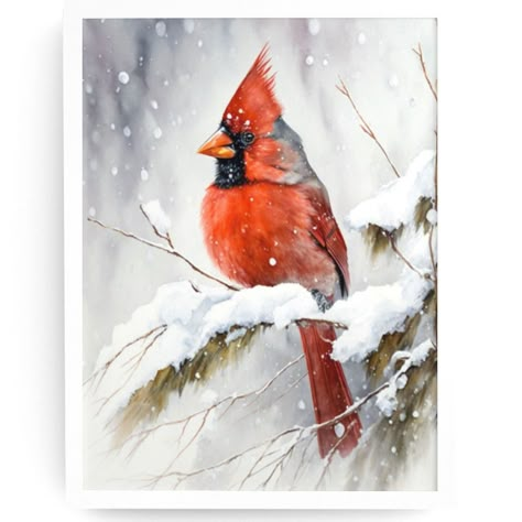 Red Cardinal Bird Wall Art Watercolor Illustration Print Unframed Perfect As Gifts For Family And Friends! This Is An Original Artwork Printed On Thick Premium Grade Matte Photo Paper. Vibrant, Crisp, And Vivid Image. Sizes Available: 11x14, 8x10, And 5x7 Fast Shipping! Thank You For Visiting My Shop And For Supporting My Small Business! Red Cardinal Bird, Cardinal Bird, Wall Art Watercolor, Bird Wall Art, Red Cardinal, Art Watercolor, Illustration Print, Watercolor Illustration, Gifts For Family