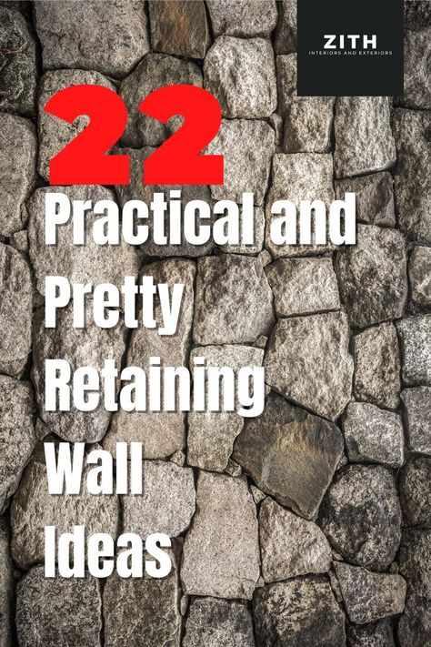 Retaining walls keep soil on one side of the structure, allowing for a lower floor level on the other side of the wall. In the past, they were often made from concrete, which works well because it is strong and long-lasting, but concrete is not very pleasing to the eye. Though they serve a very practical purpose, there’s no reason retaining walls shouldn’t look good at the same time. Wooden Retaining Wall, Retaining Wall Lighting, Retaining Wall Patio, Retaining Wall Ideas, Landscape Timbers, Concrete Retaining Walls, Timber Fencing, Retaining Walls, Wooden Fence