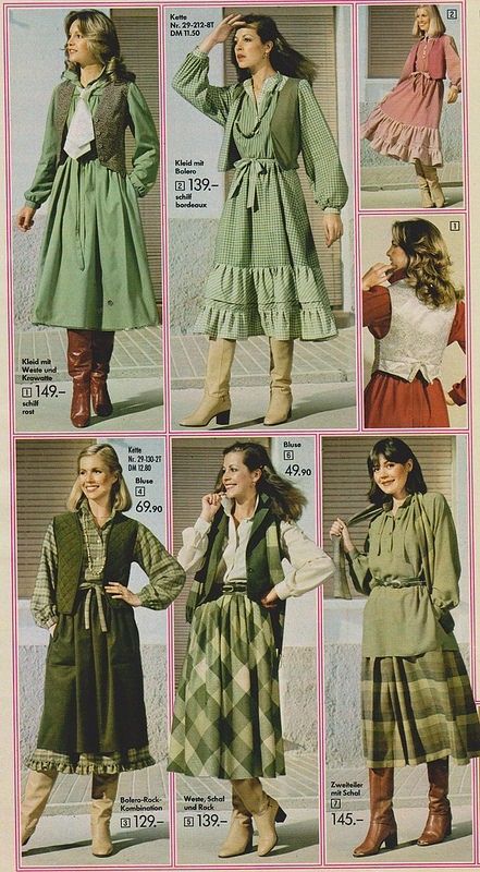 Fashion 70s Womens Skirts, 1970-80 Fashion, 60s Vest Outfit, 1970s Southern Fashion, 1970s Country Fashion, 70s Women Fashion Dresses, Retro Outfits 80s Style Skirt, 1970 Fashion Women Dresses, 1970 Clothes Women