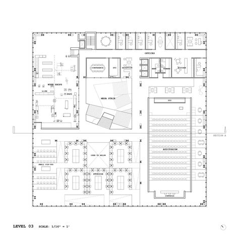 Kean University College of Design Contemplative Space, Kean University, Square Floor Plans, School Floor Plan, University Plan, School Floor, Library Plan, Architecture Community, Office Floor Plan