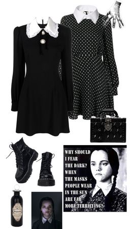 Wensday Adams Aesthetic Clothes, Wednesday Adams Aesthetic Outfit, Wensday Outfit Ideas, Nevermore Outfit, Wednesday Tv Show Outfits, Wednesday Addams Wardrobe, Wensday Adams Outfits 2022, Wednesday Fits, Wednesday Nevermore Uniform