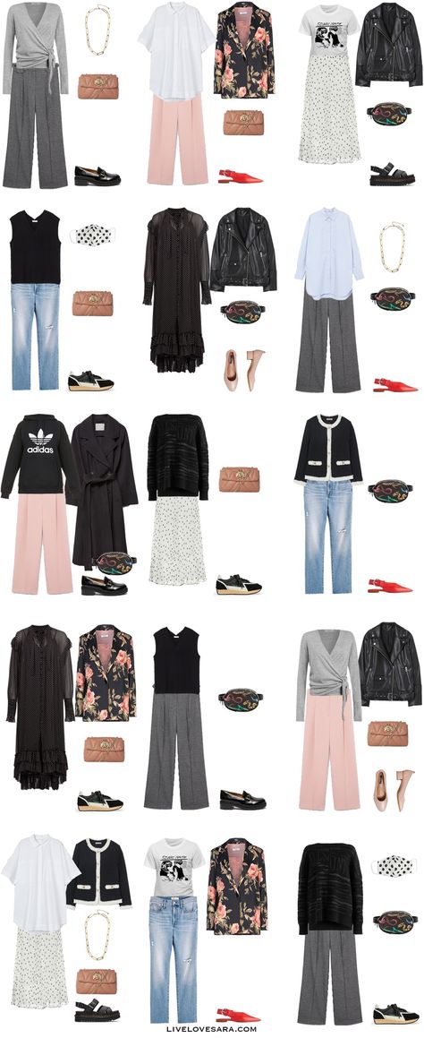 How to Build an Edgy Capsule Wardrobe for Spring - livelovesara Capsule Wardrobe Tomboy Style, Edgy Summer Capsule Wardrobe, Edgy Capsule Wardrobe 2023, Girly Edgy Outfits, Tomboy Capsule Wardrobe, Edgy Romantic Style, Edgy Capsule Wardrobe, Thredup Outfits, Australia Outfit