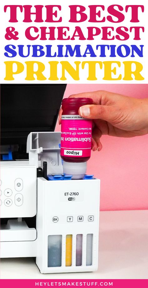 Sublimation Printers For Beginners, Printer For Sublimation, Sublimation For Beginners, Epson Ecotank Printer, Tshirt Printing Business, Driver Online, Jennifer Maker, Sublimation Gifts, Sublimation Ideas Projects Inspiration