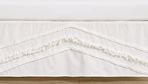 Amazon.com : Sweet Jojo Designs Ivory Boho Bohemian Girl or Boy Baby Nursery Crib Bed Skirt Dust Ruffle - Gender Neutral Solid Color Beige Cream Off White Farmhouse Chic Unisex Minimalist Fringe Macrame Cotton : Baby Crib Bed Skirt, Ruffle Crib Skirt, Crib Bed, Bohemian Nursery, Crib Bedding Boy, Boys Crib, Bohemian Girls, Crib Skirt, Baby Crib Bedding