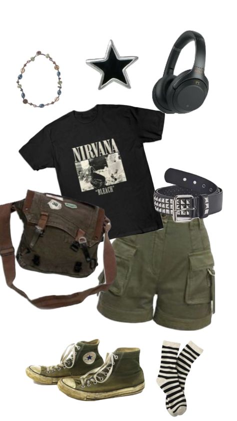 Retro Grunge Outfits, 1990s Fashion Grunge, 2000s Alt Fashion, Grunge Punk Outfits, Nirvana Outfit, Skater Punk, Punk Outfit, Skater Outfits, Masc Outfits