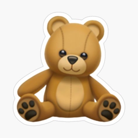 Get my art printed on awesome products. Support me at Redbubble #RBandME: https://www.redbubble.com/i/sticker/Teddy-Bear-Cute-Coquette-Emoji-Sticker-by-MollyElynDesign/160366873.EJUG5?asc=u Bear Emoji, Cute Coquette, Bear Cute, Emoji Stickers, Drawings Simple, Art Drawings Simple, Cute Stickers, Awesome Products, Art Drawings