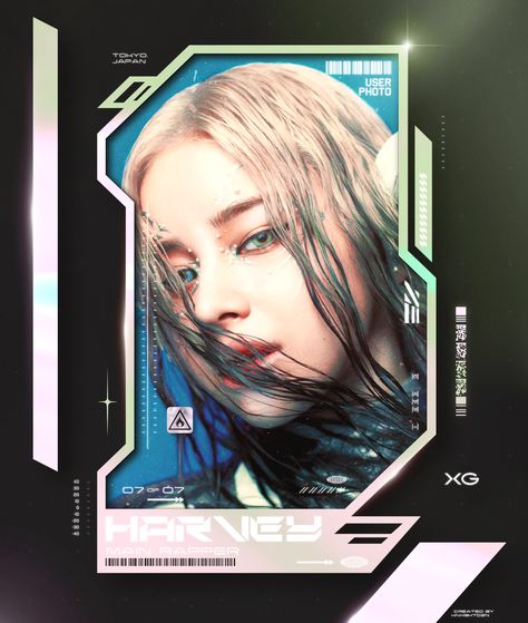 Cyberpunk Pubmat, Cyberpunk Graphic Design, Y2k Design Graphic, Aespa Y2k, Birthday Kpop, Magazine Layout Inspiration, Cyberpunk Design, Gfx Design, Flyer And Poster Design