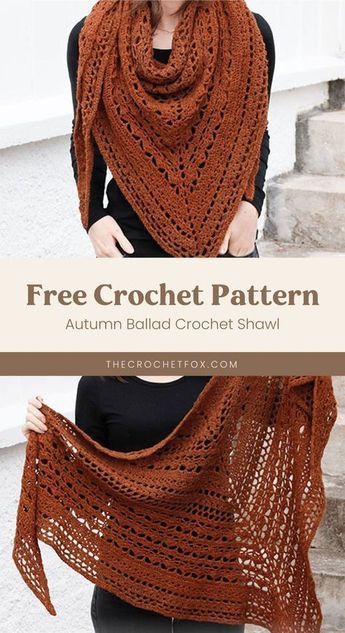 Crochet Fall Patterns Free Scarves & Shawls, Crochet Patterns Free Shaw, Lace Crochet Shawl Pattern, Shaw Patterns Crochet, Fall Shawl Crochet Patterns, Crochet Shawl Scarf Pattern Free, Crochet Shawl Lace, Lace Crochet Projects, Crochet Boho Shawl Pattern Free