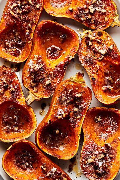 A sweet and small winter squash, the honeynut squash is perfect for individual sized portions for your holiday table. We love this roasted squash recipe with warming spices and a touch of sweetness. Roasted Honeynut Squash, Soften Brown Sugar, Honeynut Squash, Buttercup Squash, Winter Squash Recipes, The Modern Proper, Modern Proper, Healthy Holiday Recipes, Roasted Vegetable Recipes