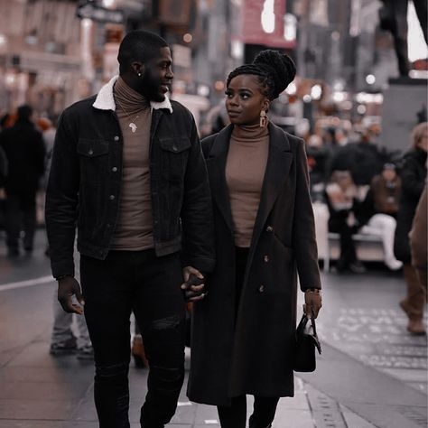 Melanin Couples, Couple Editorial, Venus In Capricorn, Stylish Couples, Dancer Lifestyle, Couple Fits, Black Couple, Couples Engagement Photos, Black Love Couples