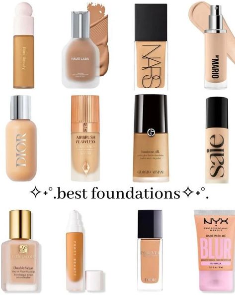 Foundations on top!✨️ . . . #makeup #makeupideas #makeuptutorial #foundation #makeuplooks #girls #selflove #selfcare Foundation Recommendations, Bridal Foundation, Best Foundations, Product Photoshoot, Makeup Bag Essentials, Lightweight Foundation, Top Makeup, Combo Skin, Double Wear